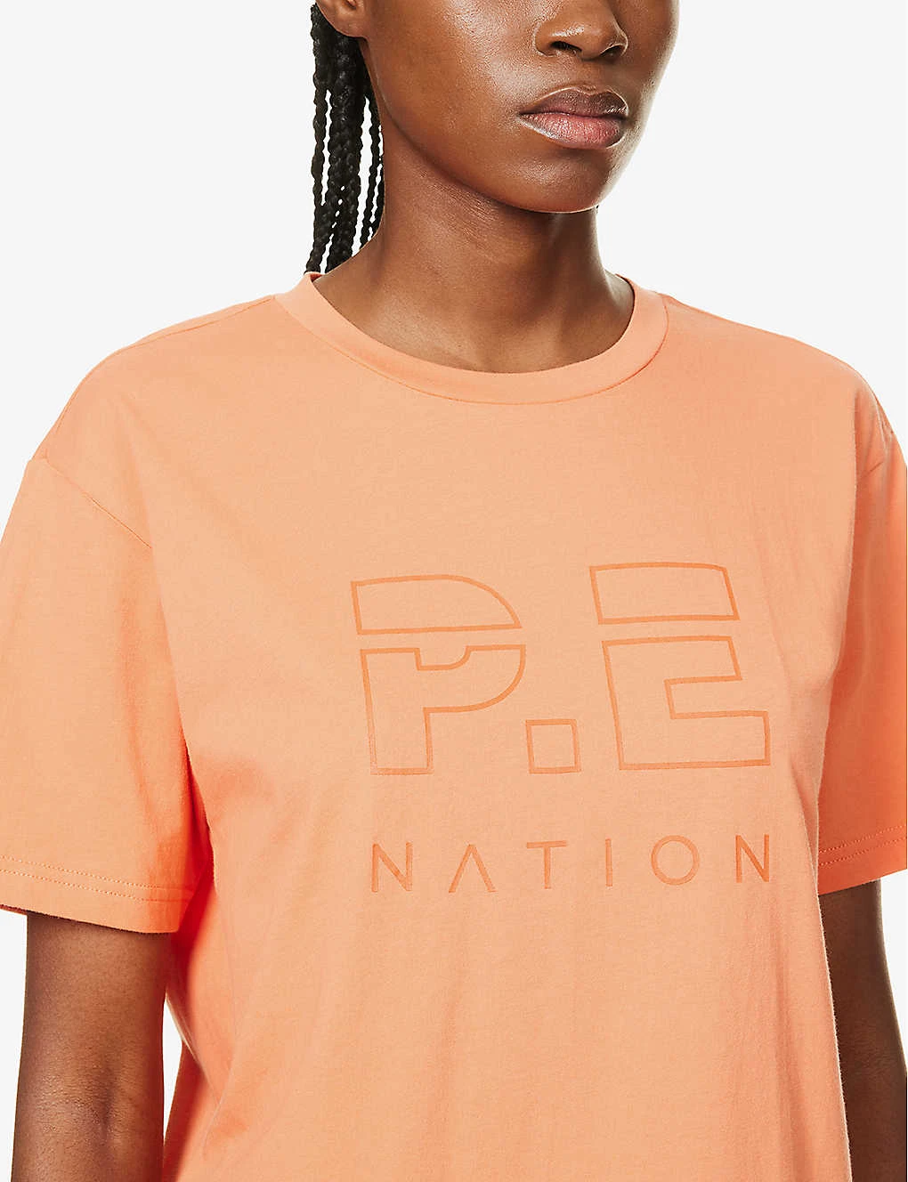 P.E NATION Heads Up Logo-print Organic-cotton T-shirt 5 P.E NATION Heads Up Logo-print Organic-cotton T-shirt - Image 5