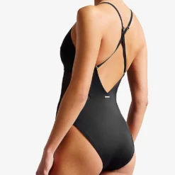 Ted Baker Maabel Panelled One-piece Swimsuit -Outlet Pique Style Store R04139016 BLACK ALT02