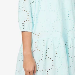 Melissa Odabash Ashley Scalloped-hem Cotton Kaftan 9 Melissa Odabash Ashley Scalloped-hem Cotton Kaftan -Outlet Pique Style Store R04139921 SKY ALT04