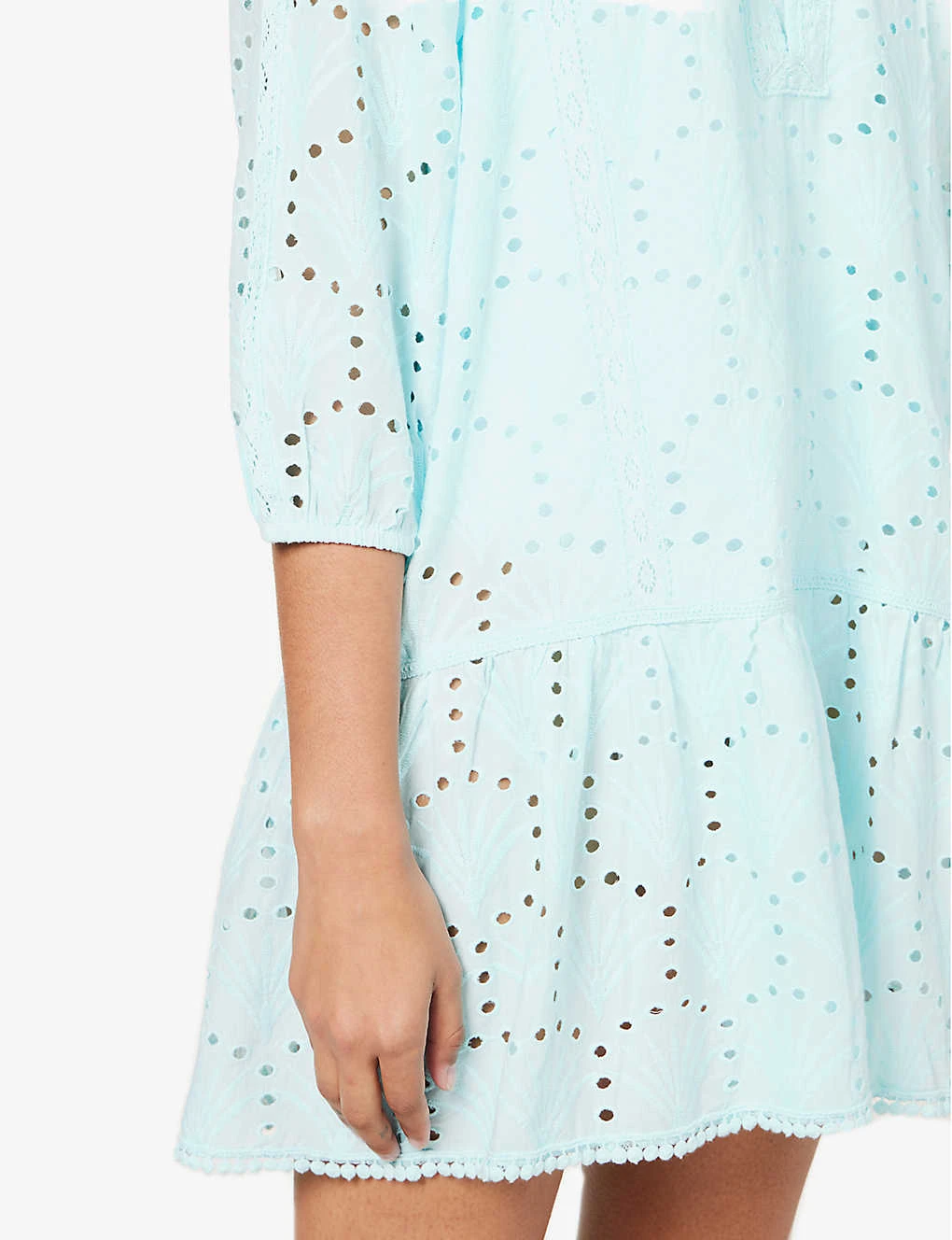 Melissa Odabash Ashley Scalloped-hem Cotton Kaftan 5 Melissa Odabash Ashley Scalloped-hem Cotton Kaftan - Image 5