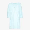 Melissa Odabash Ashley Scalloped-hem Cotton Kaftan