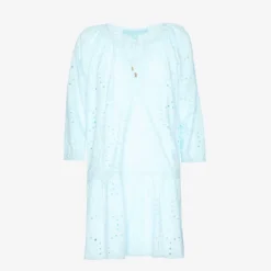 Melissa Odabash Ashley Scalloped-hem Cotton Kaftan