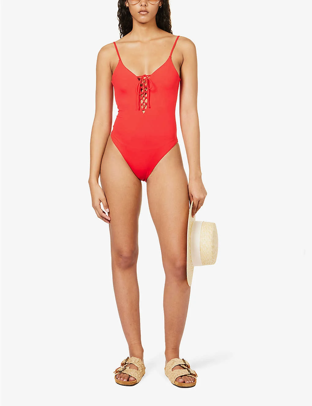 Melissa Odabash Nerano Lace-up Swimsuit 2 Melissa Odabash Nerano Lace-up Swimsuit - Image 2