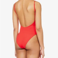 Melissa Odabash Nerano Lace-up Swimsuit 8 Melissa Odabash Nerano Lace-up Swimsuit -Outlet Pique Style Store R04139928 RED ALT03