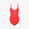 Melissa Odabash Nerano Lace-up Swimsuit
