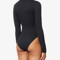 Melissa Odabash Ocean Sports High-neck Swimsuit -Outlet Pique Style Store R04139937 BLACKPIQUE ALT03