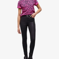 THE KOOPLES Leopard-print Cotton-jersey T-shirt -Outlet Pique Style Store R04140766 BLA92 ALT01