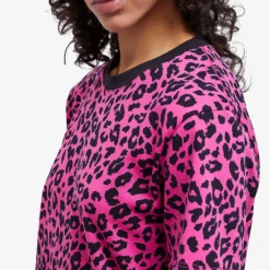 THE KOOPLES Leopard-print Cotton-jersey T-shirt -Outlet Pique Style Store R04140766 BLA92 ALT04