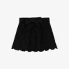 THE KOOPLES Tied-waist Broderie-amglaise Cotton Mini Skirt