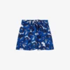 THE KOOPLES Floral-print Silk Mini Skirt