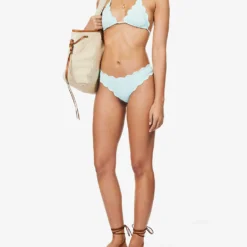 Marysia Antibes Mid-rise Bikini Bottoms 6 Marysia Antibes Mid-rise Bikini Bottoms -Outlet Pique Style Store R04140985 VIOLETTEAZURE ALT01
