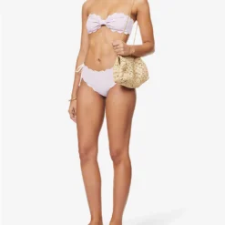 Marysia Antibes Bow-embellished Bikini Top 6 Marysia Antibes Bow-embellished Bikini Top -Outlet Pique Style Store R04140991 VIOLETTE ALT01