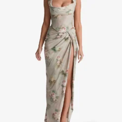 Vesper Floral-print Stretch-woven Maxi Skirt -Outlet Pique Style Store R04141850 VINTAGEFLORAL ALT01