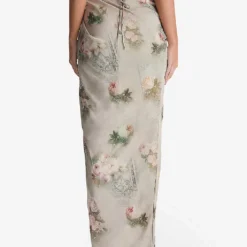 Vesper Floral-print Stretch-woven Maxi Skirt -Outlet Pique Style Store R04141850 VINTAGEFLORAL ALT03
