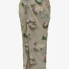 Vesper Floral-print Stretch-woven Maxi Skirt