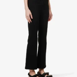 FRAME Le Crop Mini Boot Boot-cut Mid-rise Stretch-denim Jeans -Outlet Pique Style Store R04142181 SHEENNOIR ALT02