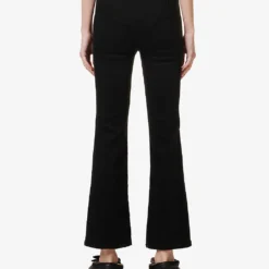 FRAME Le Crop Mini Boot Boot-cut Mid-rise Stretch-denim Jeans -Outlet Pique Style Store R04142181 SHEENNOIR ALT03