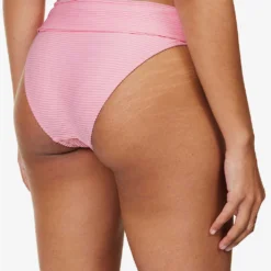 Sicily Fold-over Stretch-recycled Polyamide Bikini Bottom -Outlet Pique Style Store R04142191 PNKPNK ALT03