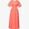 Portofino V-neck Cotton Maxi Dress