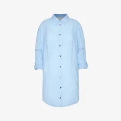 Mala Braided-trims Cotton Shirt