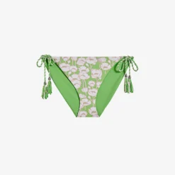 Ted Baker Reversible Floral-print Bikini Bottoms