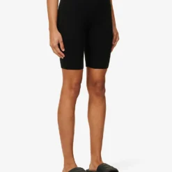 ESSENTIALS Sport High-rise Knitted Shorts -Outlet Pique Style Store R04142431 JETBLACK ALT02
