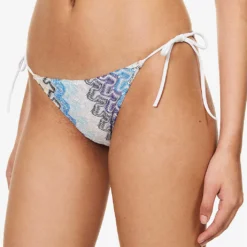 Missoni Zigzag-pattern Metallic Woven Bikini 7 Missoni Zigzag-pattern Metallic Woven Bikini -Outlet Pique Style Store R04143379 MULTICOLOURED ALT03
