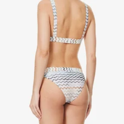 Missoni Raschel Zigzag Bikini -Outlet Pique Style Store R04143386 MULTICOLOURED ALT02