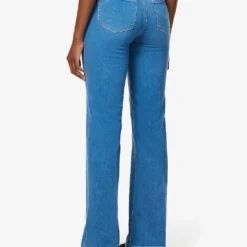Paige Leenah Flared-leg High-rise Stretch-denim Jeans -Outlet Pique Style Store R04144096 MIDBLUEMINIMALWASH ALT03