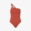 Isla Rib Asymmetric-neck Swimsuit