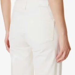 Paige Leenah Lace-up Flared-leg Wide-rise Stretch-denim Jeans -Outlet Pique Style Store R04144130 TONALECRU ALT05