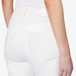 Paige Stella Straight-leg High-rise Stretch-denim Jeans -Outlet Pique Style Store R04144150 ECRUSUNRISE ALT04