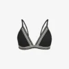 Reiss Faith Contrast-stripe Triangle Bikini Top