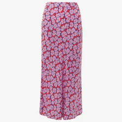 Whistles Floral-print Bias-cut Woven Midi Skirt