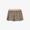 Jaded London Pleated Checked Low-rise Stretch-woven Mini Skirt