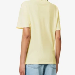 ANINE BING Eagle Graphic-print Organic-cotton T-shirt -Outlet Pique Style Store R04146342 OFFWHITE ALT03