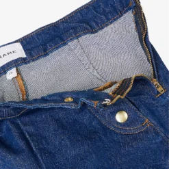 FRAME Sailor Snap Wide-leg Mid-rise Recycled-denim Jeans -Outlet Pique Style Store R04146381 ADELE ALT06