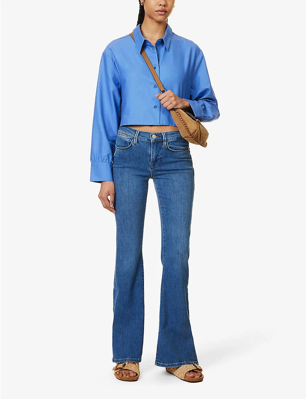 FRAME Le High Flare High-rise Flared-leg Stretch-denim Jeans 2 FRAME Le High Flare High-rise Flared-leg Stretch-denim Jeans - Image 2
