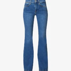 FRAME Le High Flare High-rise Flared-leg Stretch-denim Jeans