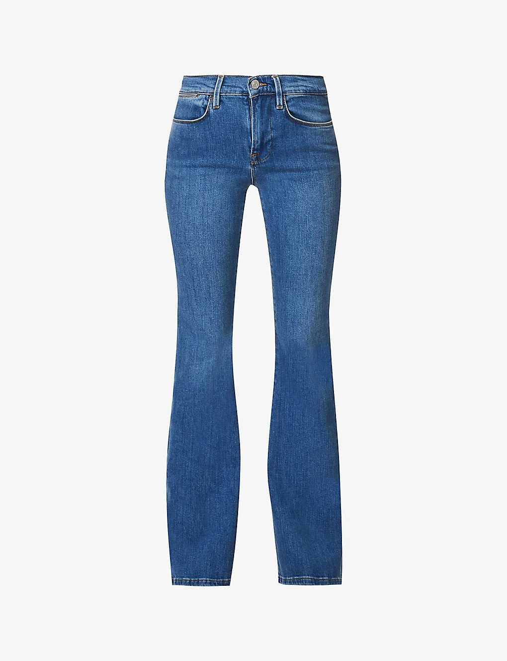 FRAME Le High Flare High-rise Flared-leg Stretch-denim Jeans 1 FRAME Le High Flare High-rise Flared-leg Stretch-denim Jeans