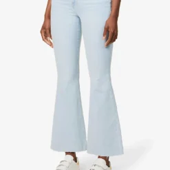 FRAME Le Easy Flare Flared-leg High-rise Stretch-denim Jeans 8 FRAME Le Easy Flare Flared-leg High-rise Stretch-denim Jeans -Outlet Pique Style Store R04146388 CLARITY ALT02