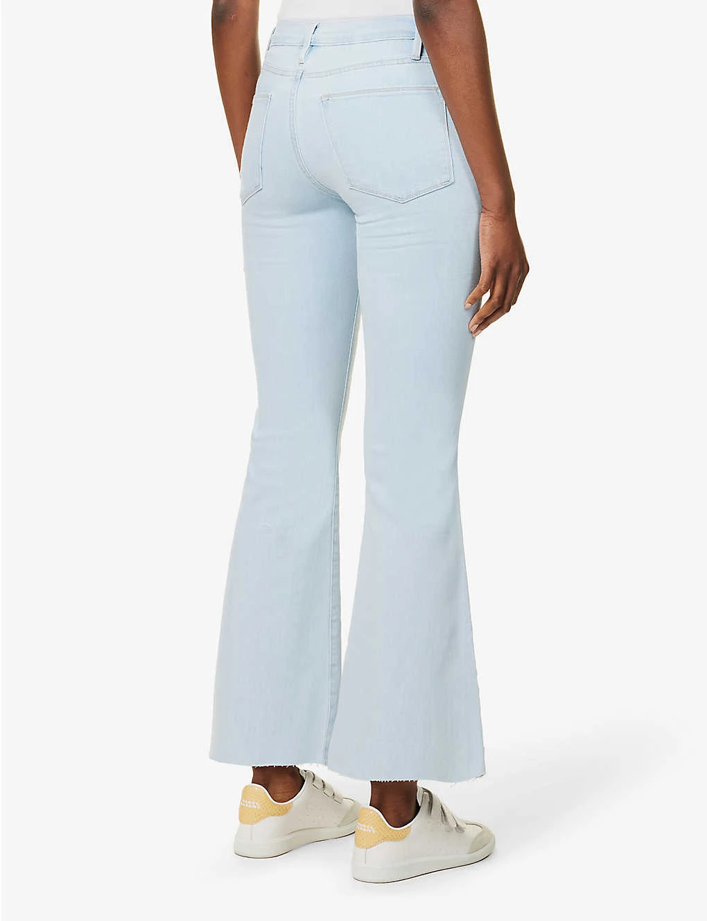 FRAME Le Easy Flare Flared-leg High-rise Stretch-denim Jeans 4 FRAME Le Easy Flare Flared-leg High-rise Stretch-denim Jeans - Image 4