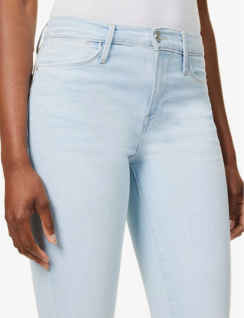 FRAME Le Easy Flare Flared-leg High-rise Stretch-denim Jeans 5 FRAME Le Easy Flare Flared-leg High-rise Stretch-denim Jeans - Image 5