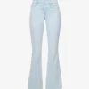 FRAME Le Easy Flare Flared-leg High-rise Stretch-denim Jeans
