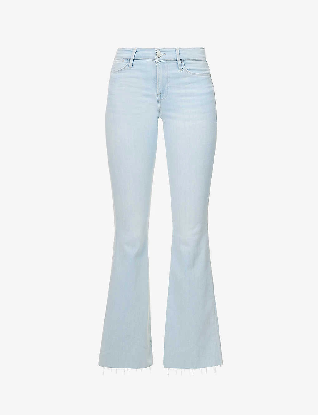 FRAME Le Easy Flare Flared-leg High-rise Stretch-denim Jeans 1 FRAME Le Easy Flare Flared-leg High-rise Stretch-denim Jeans
