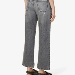 FRAME Le Jane Crop Straight-leg High-rise Jeans 9 FRAME Le Jane Crop Straight-leg High-rise Jeans -Outlet Pique Style Store R04146390 KALLINRIPS ALT03