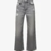 FRAME Le Jane Crop Straight-leg High-rise Jeans