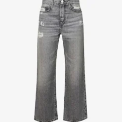 FRAME Le Jane Crop Straight-leg High-rise Jeans