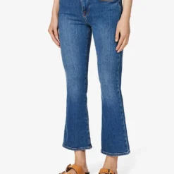 FRAME Le Crop Mini Boot Bootcut Mid-rise Stretch-denim Jeans -Outlet Pique Style Store R04146391 SAMSON ALT02