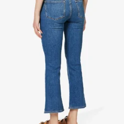 FRAME Le Crop Mini Boot Bootcut Mid-rise Stretch-denim Jeans -Outlet Pique Style Store R04146391 SAMSON ALT03